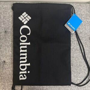 Columbia Black Drawstring Backpack